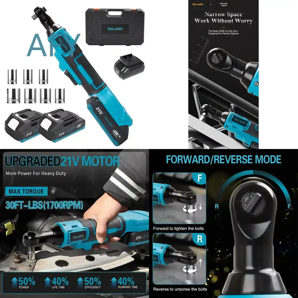 Home Improvement Noise - Мощный гайковерт 21В для электроинструментов, для